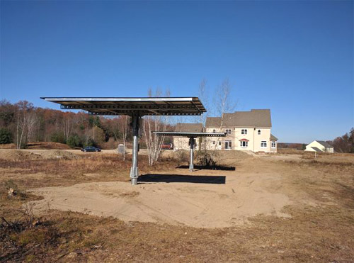 MA ground solar installation 