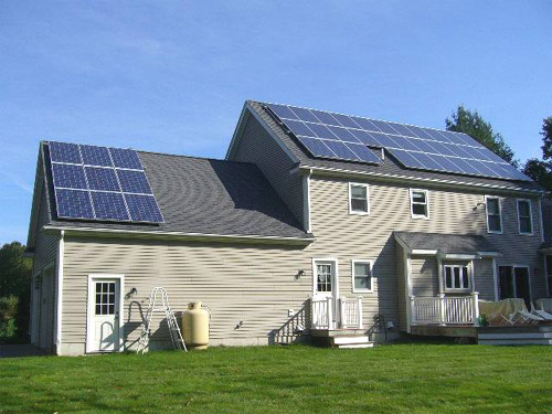 roof mounted solar system in Quincy, Massachusetts